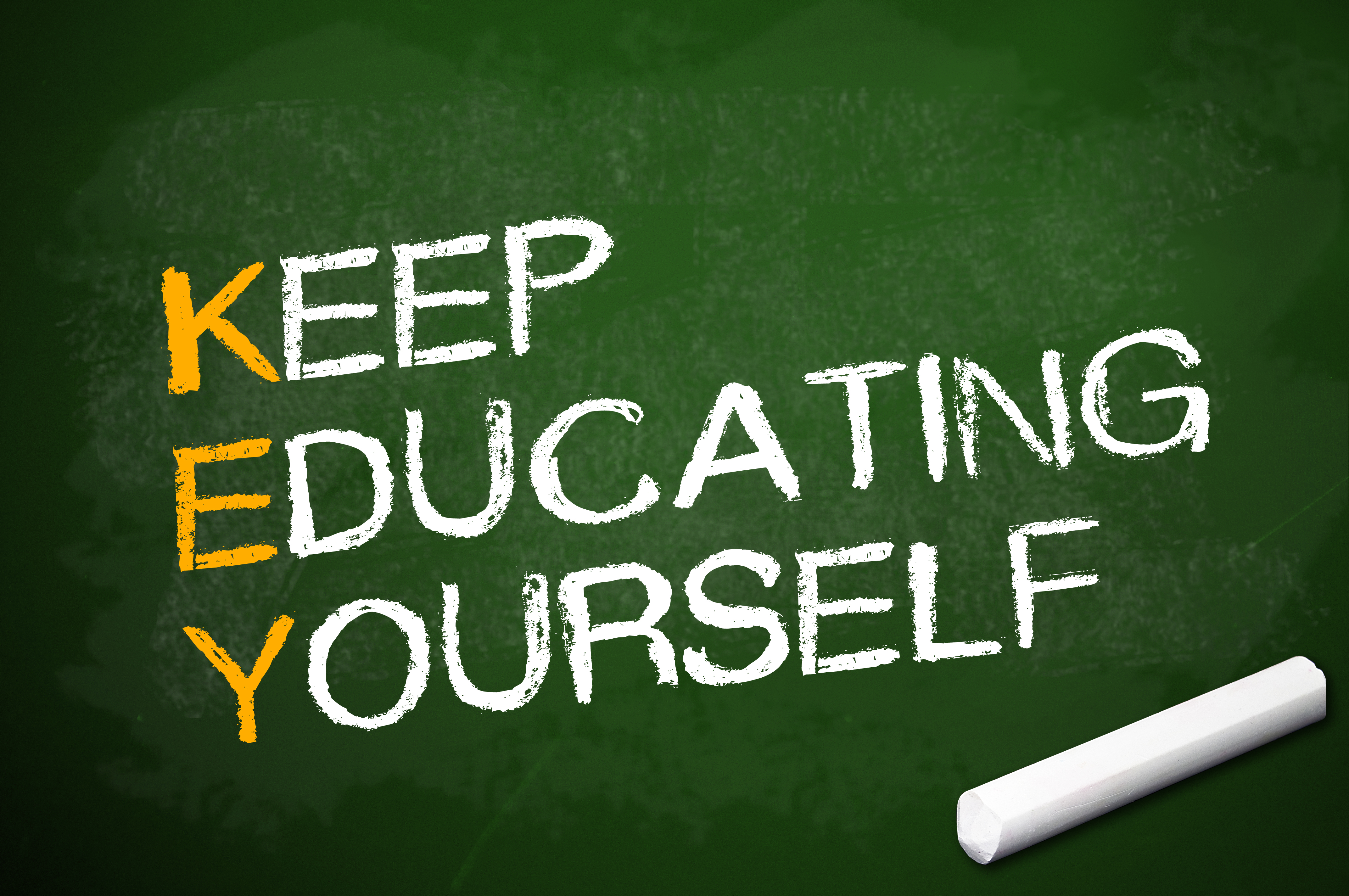 Bild Keep educating yourself